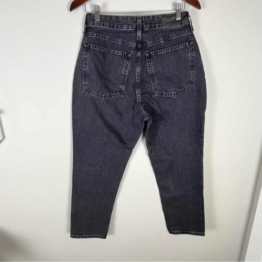 Everlane Black Curvy 90s Cheeky Straight Jeans Size 30 High Rise - Picture 5 of 7